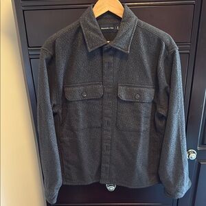 Abercrombie & Fitch Black Lightweight Shirt Jacket